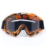 Ski / Snowboard and Other sports goggles, unisex, universal size, orange frame - transparent lens, O3PT